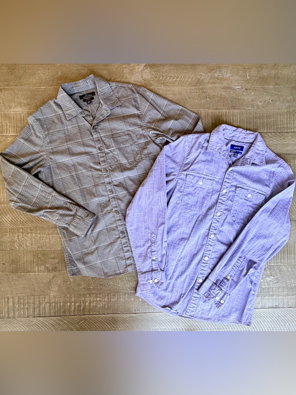 Men’s  Casual Button-Down Shirts Size Small Mix